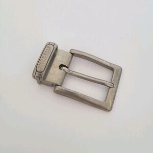 Givenchy Geltelman Men's Vintage Belt Buckle Silver Tone Logo Slim 1"